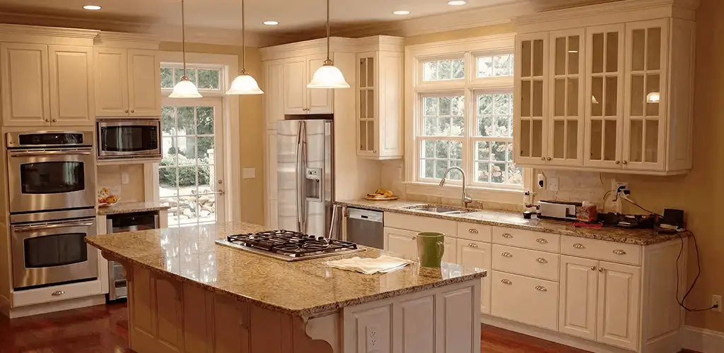 Custom cabinet door installation and kitchen upgrade in Madison, WI