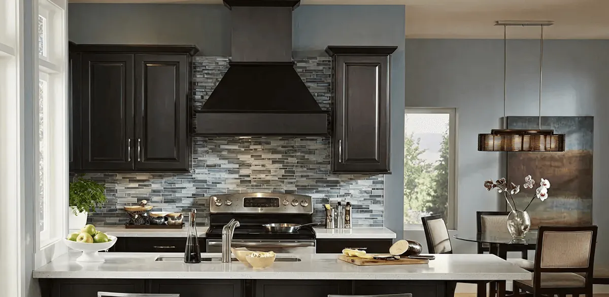 Kitchen cabinet painting and refinishing in a modern kitchen in Madison, WI