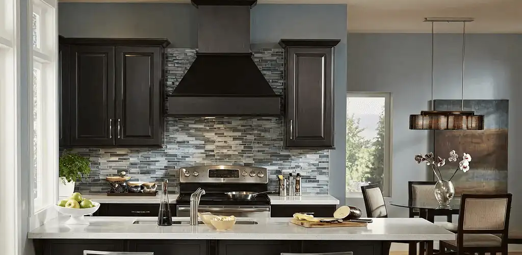 Kitchen cabinet painting and refinishing in a modern kitchen in Madison, WI